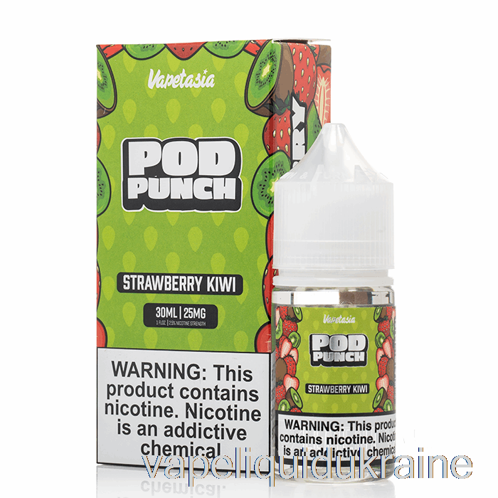 Vape Liquid Ukraine Strawberry Kiwi - Vapetasia POD PUNCH Salts - 30mL 25mg